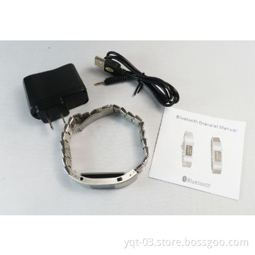 Special watch style stainless steel bluetooth bracelet